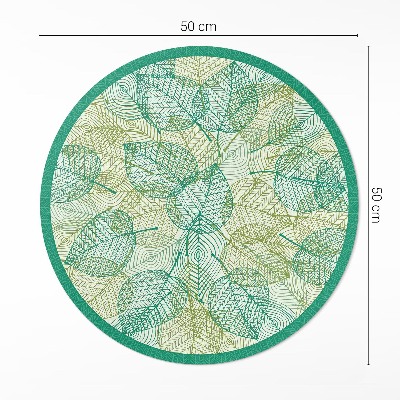 Tapis vinyle Composition des feuilles linéaires dans la nature