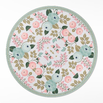 Tapis vinyle Pivoines aux fleurs délicates et pastel