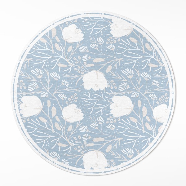 Tapis vinyle De belles fleurs sur un fond pastel