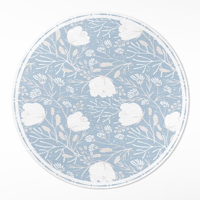 Tapis vinyle De belles fleurs sur un fond pastel