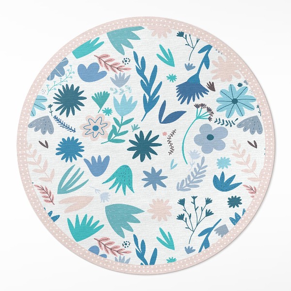 Tapis vinyle Fleurs et plantes bohèmes pastel
