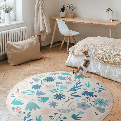 Tapis vinyle Fleurs et plantes bohèmes pastel