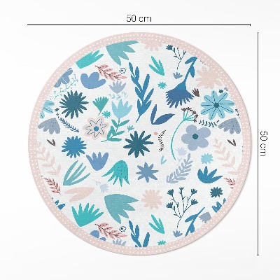 Tapis vinyle Fleurs et plantes bohèmes pastel