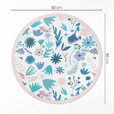 Tapis vinyle Fleurs et plantes bohèmes pastel