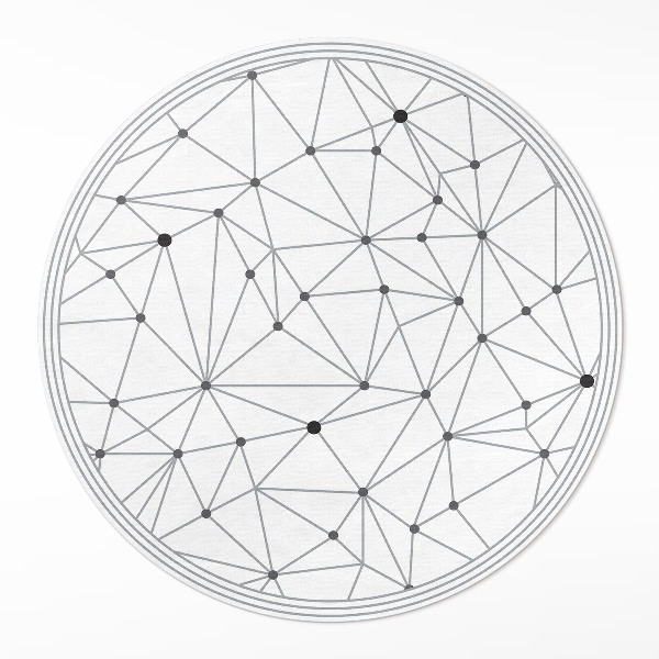 Tapis vinyle Motif moderne de lignes connectées
