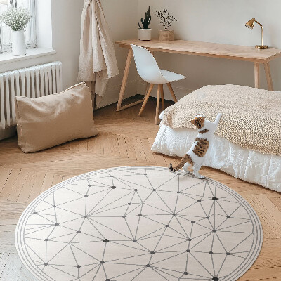 Tapis vinyle Motif moderne de lignes connectées