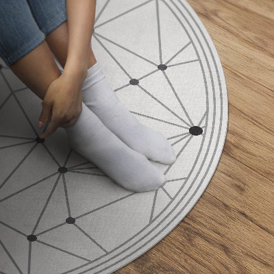 Tapis vinyle Motif moderne de lignes connectées