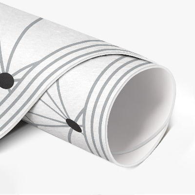 Tapis vinyle Motif moderne de lignes connectées