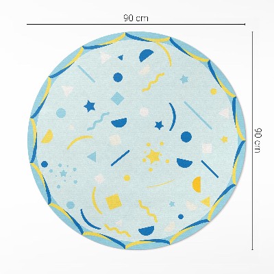 Tapis vinyle Abstraction d'icônes et de graphiques