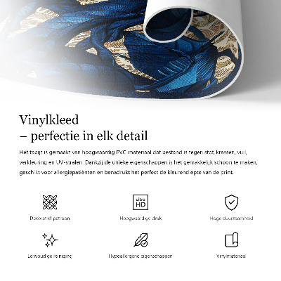 Tapis vinyle Fleurs pastel dans une prairie vintage