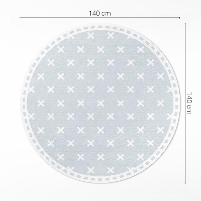 Tapis vinyle Motif minimaliste de croix lumineuses