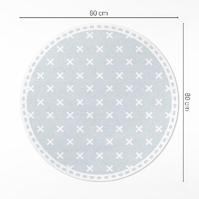 Tapis vinyle Motif minimaliste de croix lumineuses