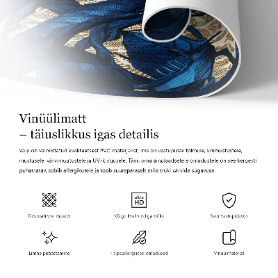 Tapis vinyle Insectes bohèmes sur fond clair