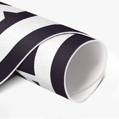 Tapis vinyle Motif de flèches blanches sur fond sombre