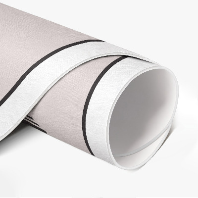 Tapis rond en vinyle Formes abstraites de style bohème
