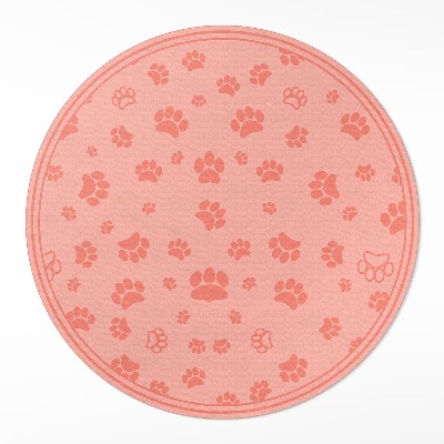 Tapis rond en vinyle Petites fleurs sauvages