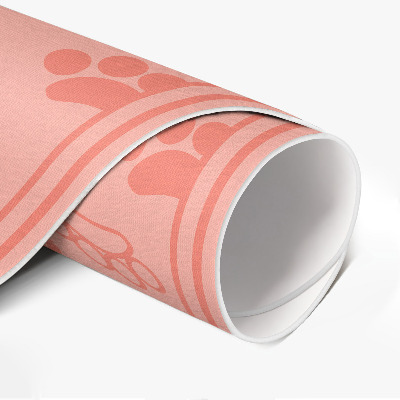 Tapis rond en vinyle Petites fleurs sauvages