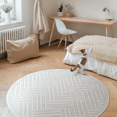 Tapis vinyle Motif à chevrons moderne et tendance
