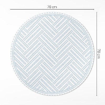 Tapis vinyle Motif à chevrons moderne et tendance