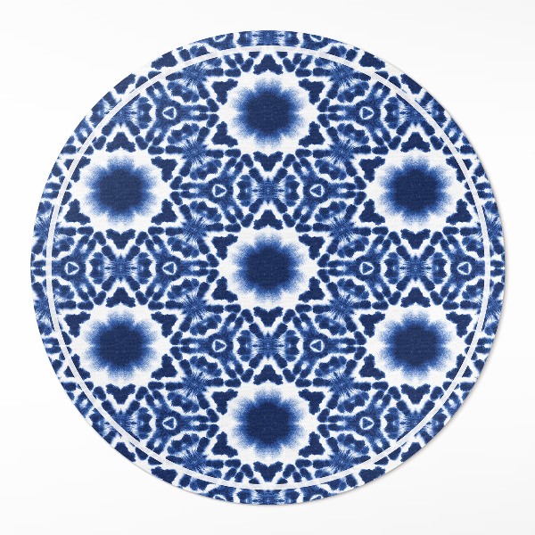 Tapis rond en vinyle Motif décoratif en mosaïque grecque