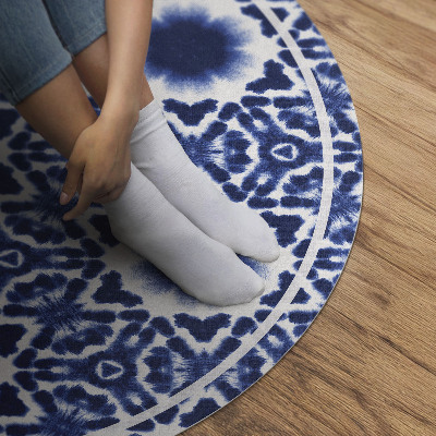 Tapis rond en vinyle Motif décoratif en mosaïque grecque