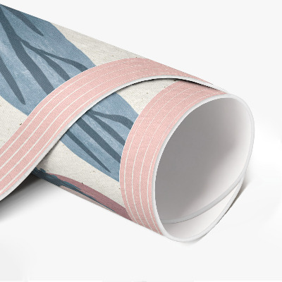 Tapis vinyle Fleurs peintes au pastel