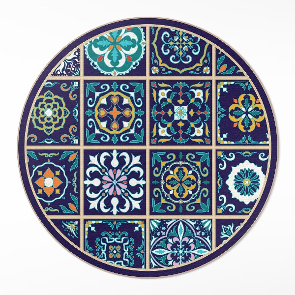 Tapis vinyle Carreaux sombres et élégants