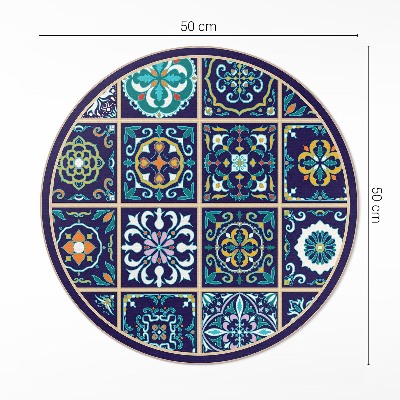 Tapis vinyle Carreaux sombres et élégants