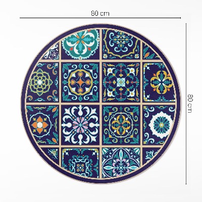 Tapis vinyle Carreaux sombres et élégants