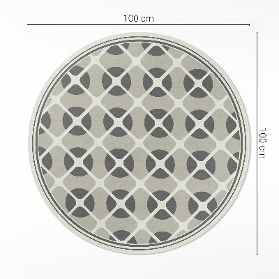 Tapis vinyle Mosaïque minimaliste de formes géométriques