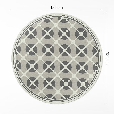 Tapis vinyle Mosaïque minimaliste de formes géométriques