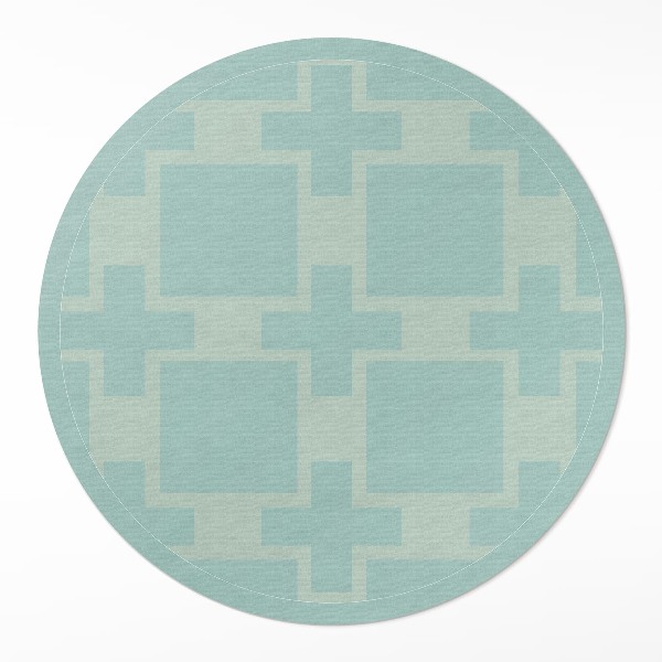 Tapis vinyle Abstraction des plus et des carrés