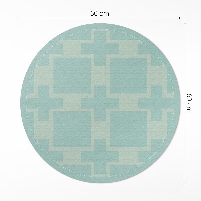 Tapis vinyle Abstraction des plus et des carrés