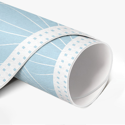 Tapis rond en vinyle Motif régulier délicat