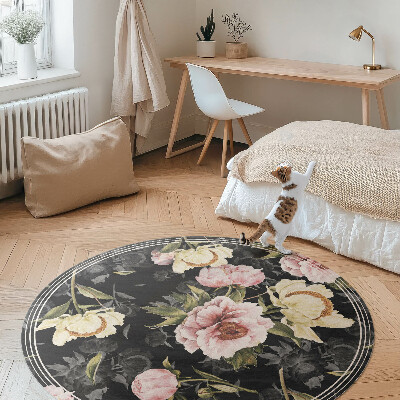 Tapis vinyle Fleurs vintage élégantes