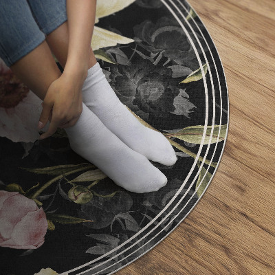 Tapis vinyle Fleurs vintage élégantes