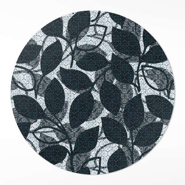 Tapis vinyle Motif de brindilles de feuilles de plantes décoratives