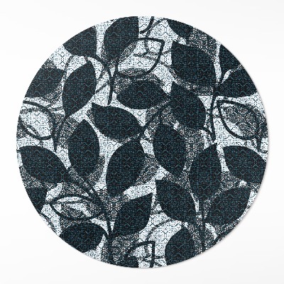 Tapis vinyle Motif de brindilles de feuilles de plantes décoratives
