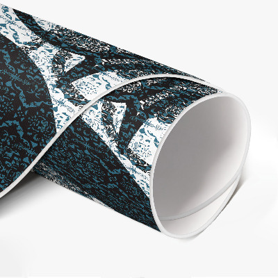 Tapis vinyle Motif de brindilles de feuilles de plantes décoratives