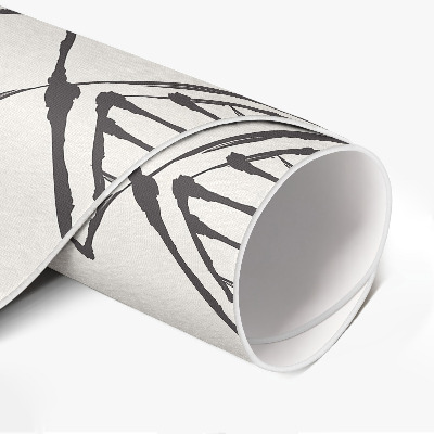 Tapis vinyle Motif de pics de montagne abstrait bohème