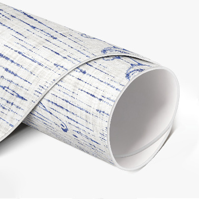 Tapis vinyle Oiseaux dessinés, motif bohème délicat et régulier