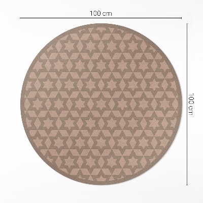 Tapis vinyle Motif décoratif d'étoiles régulières