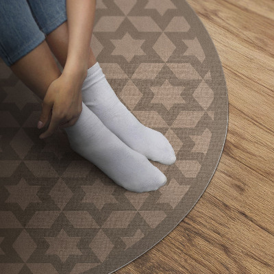 Tapis vinyle Motif décoratif d'étoiles régulières