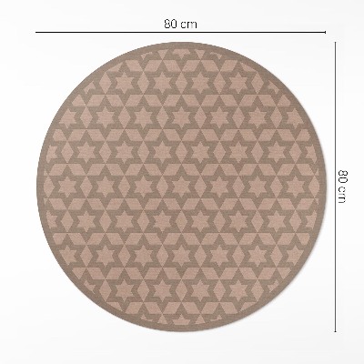 Tapis vinyle Motif décoratif d'étoiles régulières