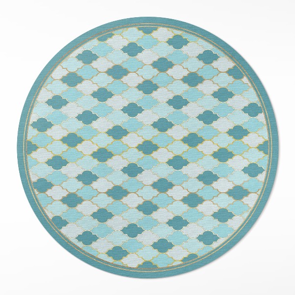 Tapis vinyle Carreaux décoratifs en mosaïque bleue
