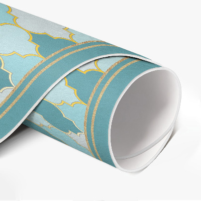 Tapis vinyle Carreaux décoratifs en mosaïque bleue