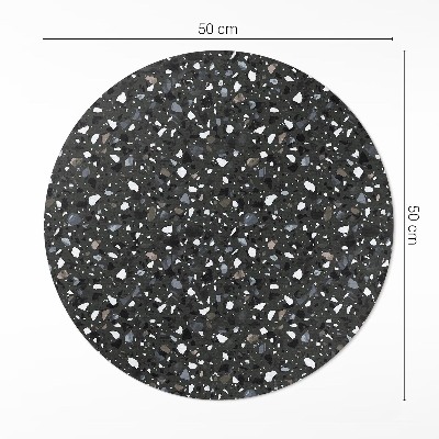 Tapis vinyle Pierre décorative en grès foncé