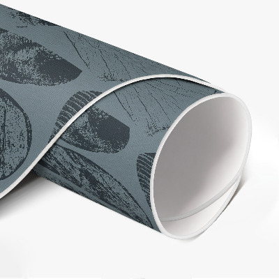 Tapis rond en vinyle Motif élégant de chemin de pierre