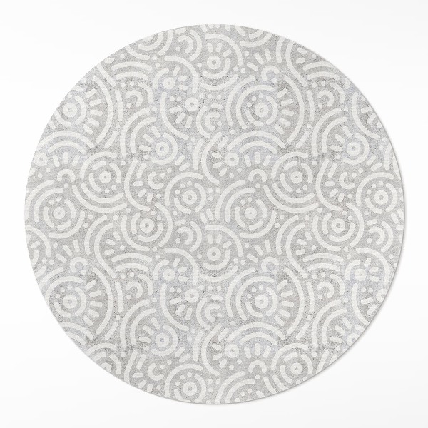 Tapis vinyle Formes orientales abstraites et lignes bohèmes