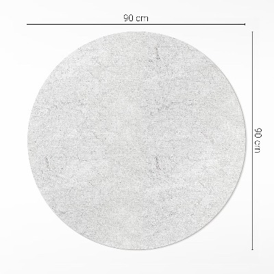 Tapis rond en vinyle Texture béton pierre claire